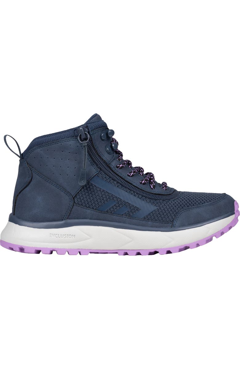 BILLY Footwear Inclusion Trail Boot, Alternate, color, Navy/Purple