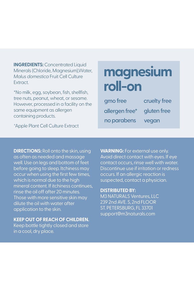Magnesium Oil Roll-On, Alternate, color, None
