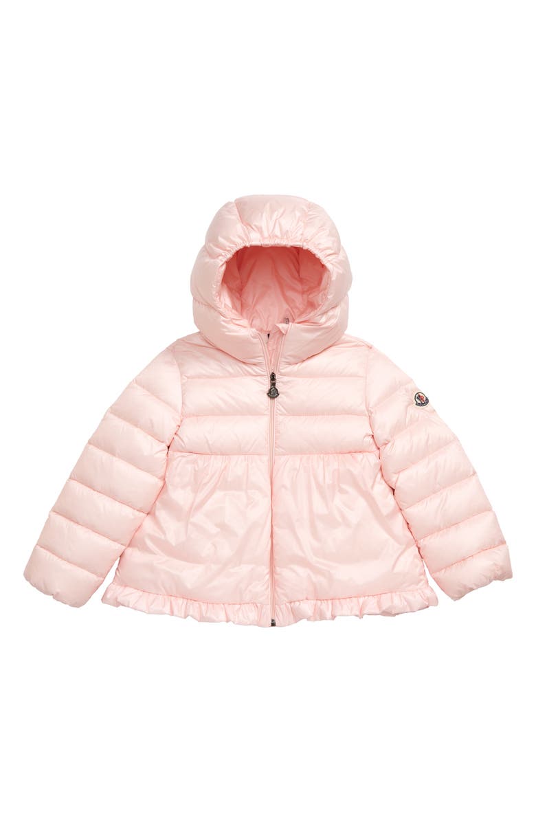 Moncler Odile Hooded Water Resistant Down Jacket, Main, color, 