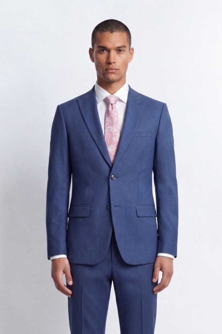 Gordon Slim Fit Suit Jacket, Main, color, Mid Blue