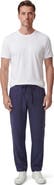 Lords of Harlech Solid Linen Drawstring Pant