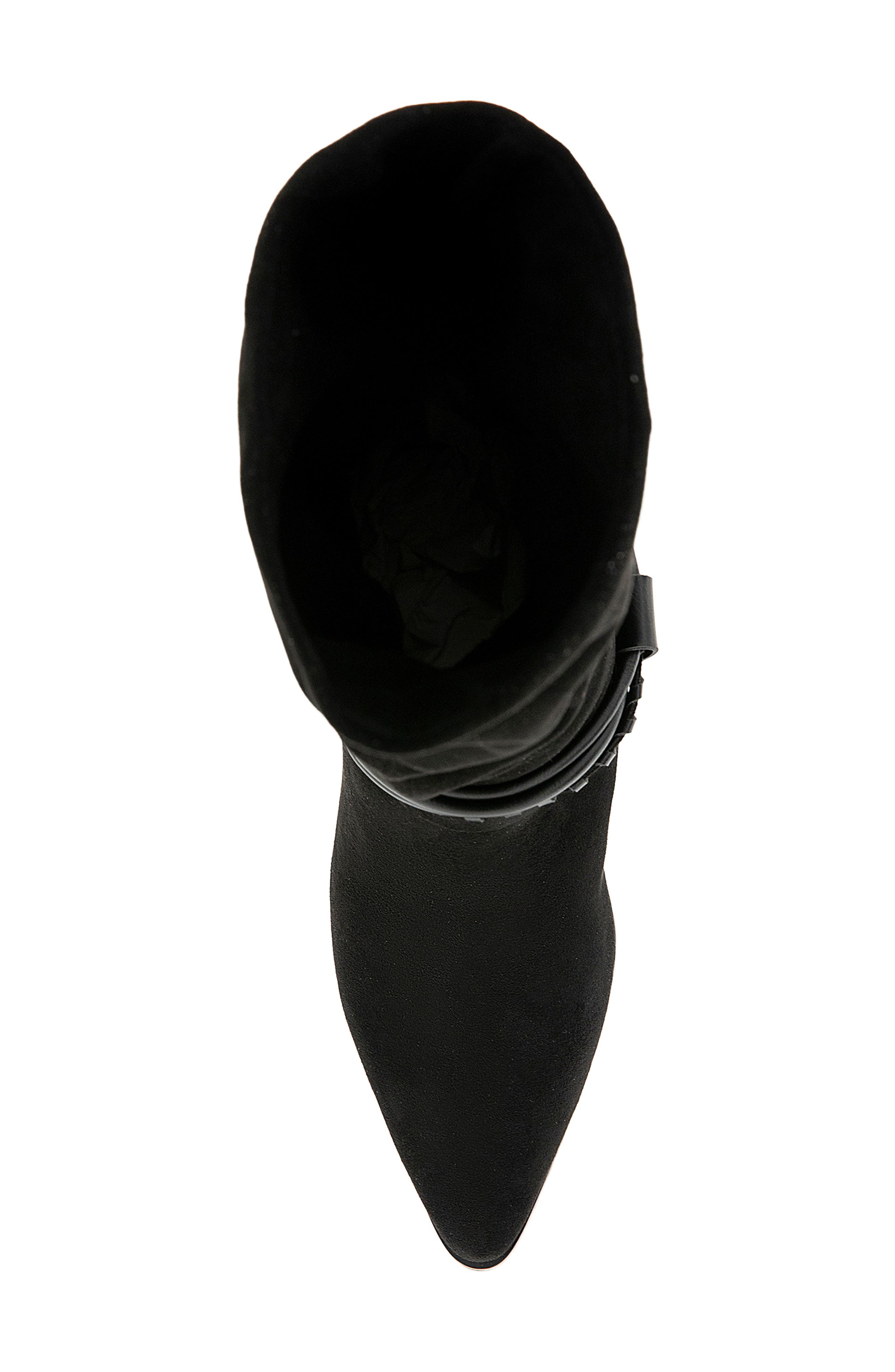 Nicole Boot, Alternate, color, BLACK FAUX SUEDE