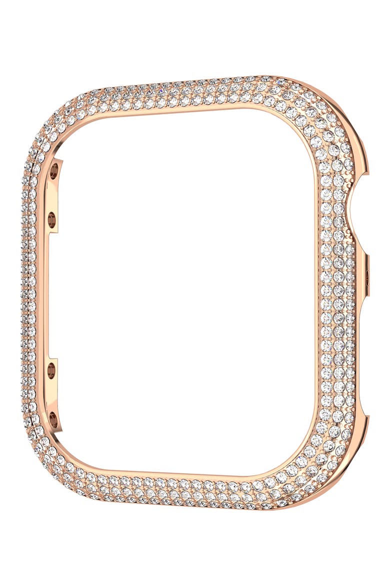 Sparkling Pavé 41mm Apple Watch® Case Attachment, Alternate, color, ROSE GOLD