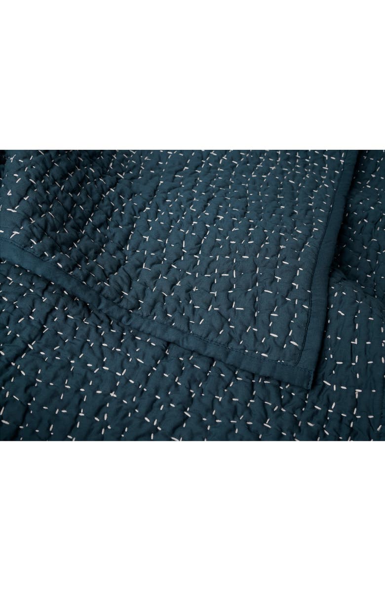 Coyuchi Pebbled Handstitched Organic Cotton Quilt, Alternate, color,