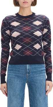 Favorite Daughter The Henry Argyle Crewneck Sweater