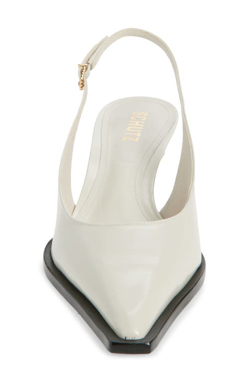 Schutz Daria Slingback Pump In White
