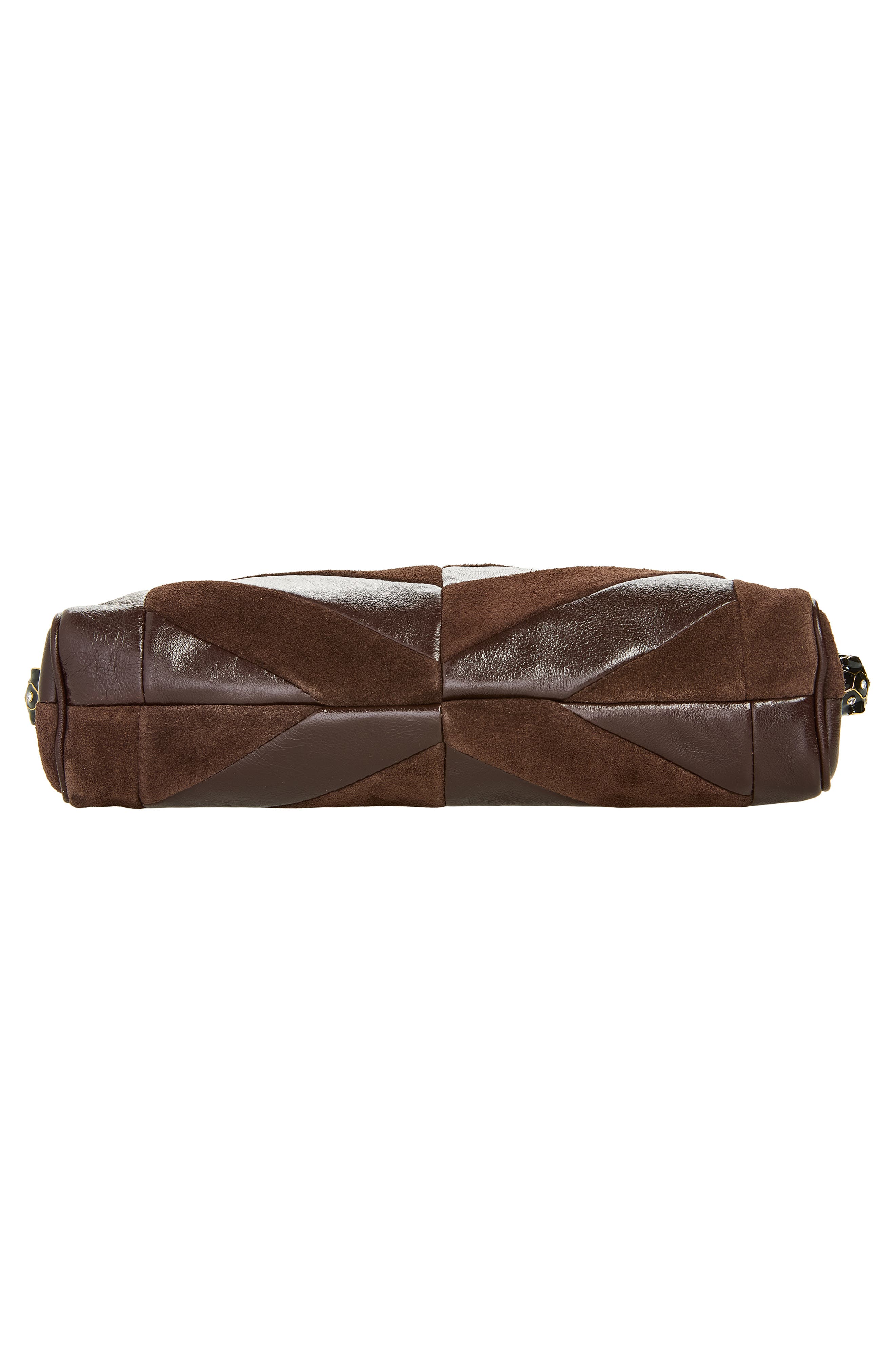 Small Panthea Leather Shoulder Bag, Alternate, color, BROWN