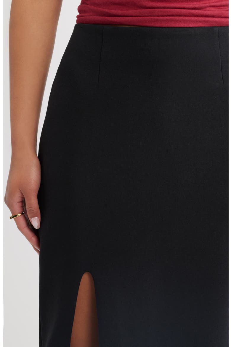The Muse Pencil Skirt, Alternate, color, BLACK
