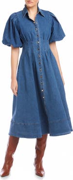 FIFTEEN TWENTY Esme Denim Shirtdress