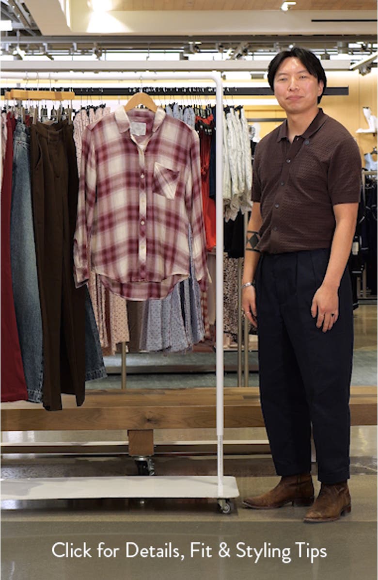 Hunter Plaid Button-Up Shirt, sales video thumbnail