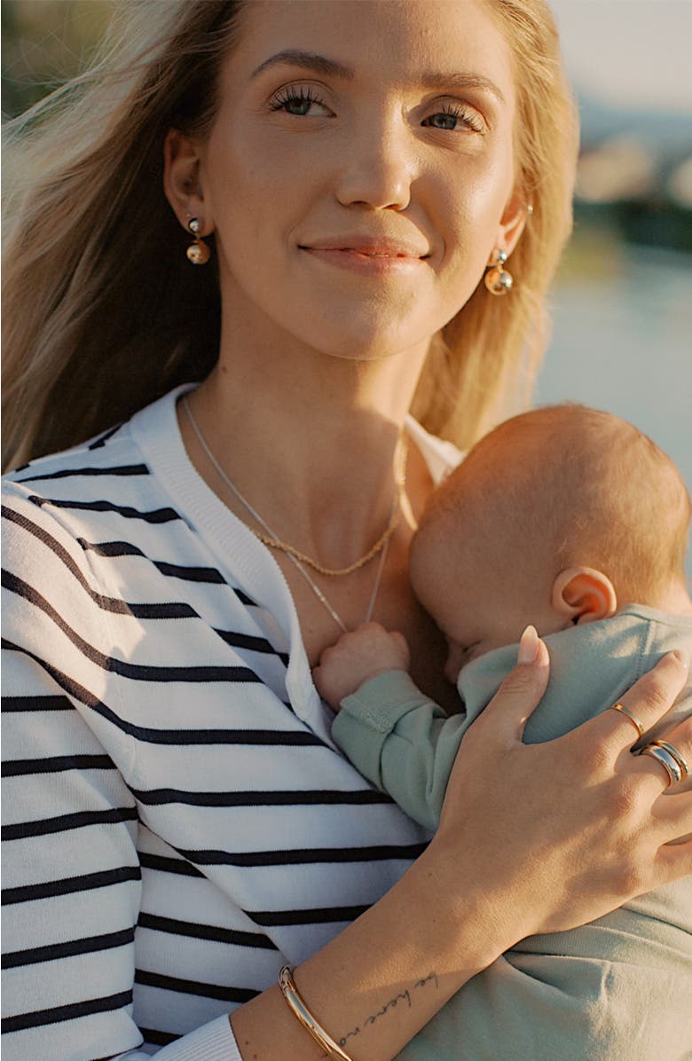 MADE BY MARY Sol Drop Stud Earrings, Alternate, color, Gold Plated