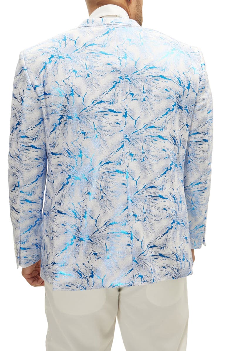 RON TOMSON The Wet Look Electric Tuxedo Jacket, Alternate, color,