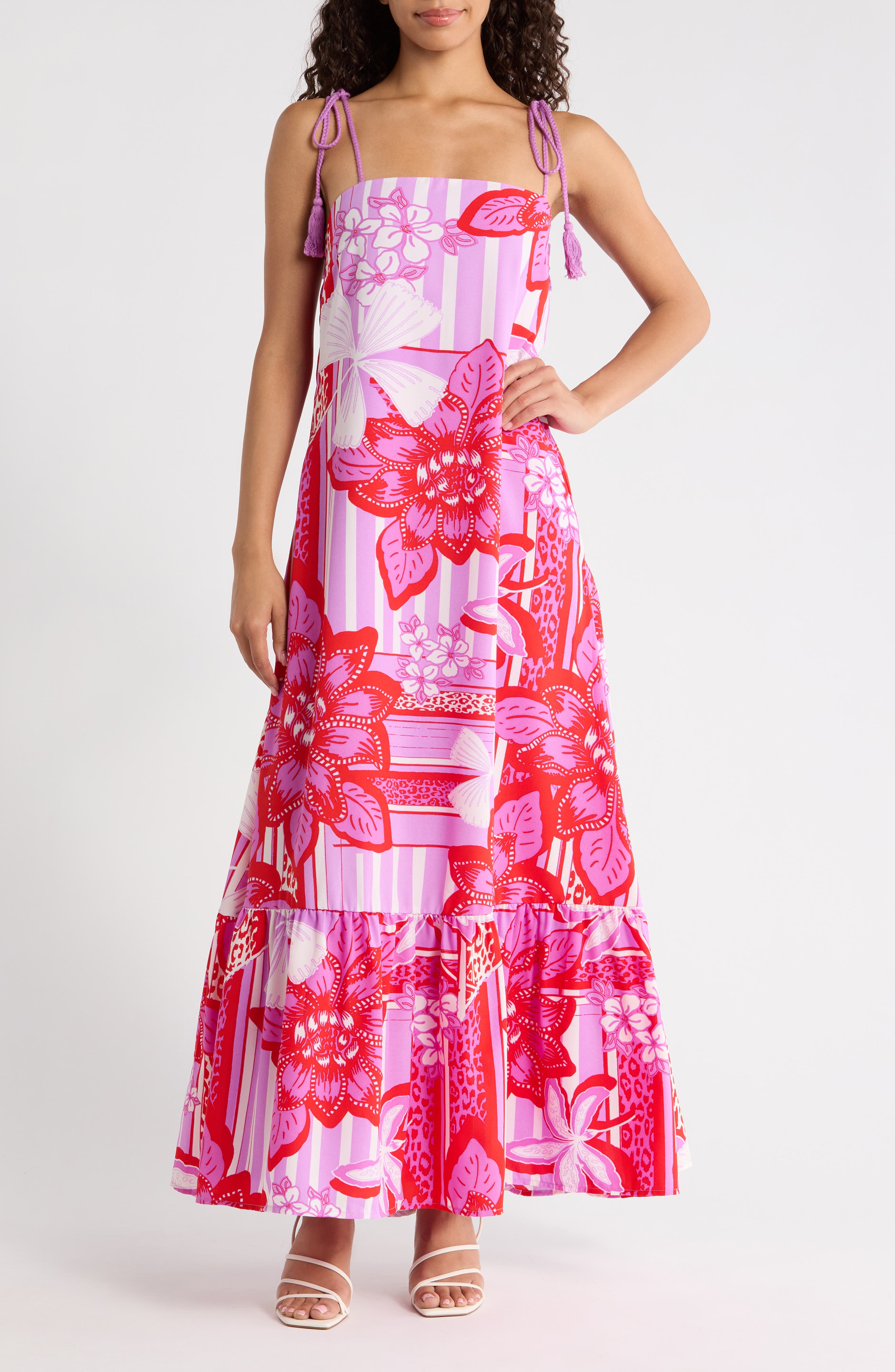 Barba Tropical Veth Shift Maxi Dress