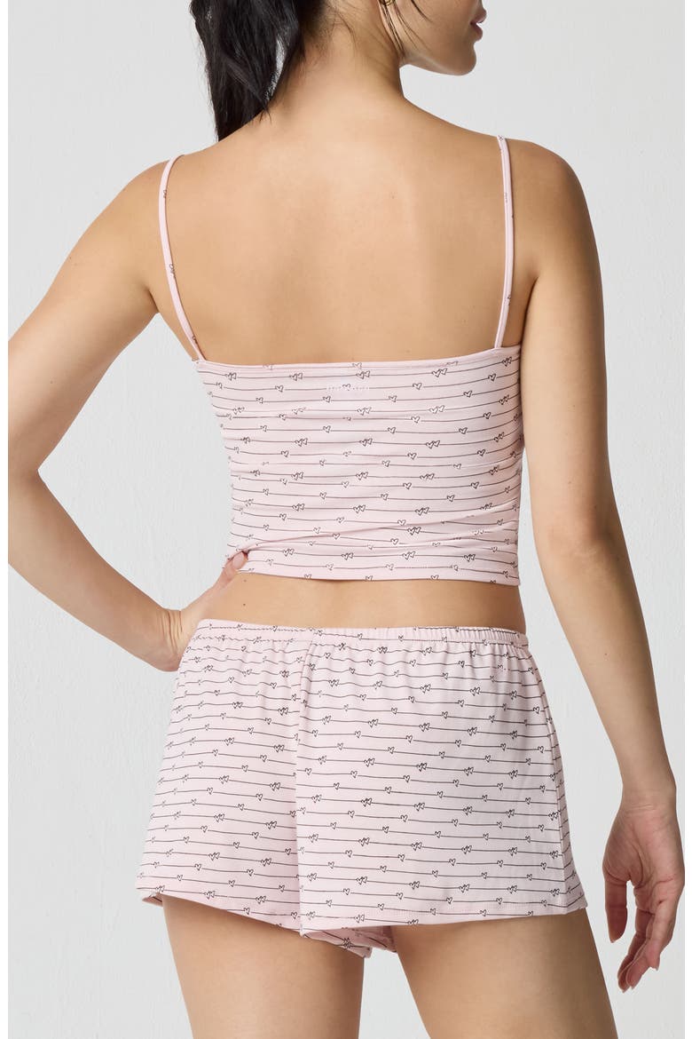 Cotton Blend Pajamas, Alternate, color, BALLET HEART