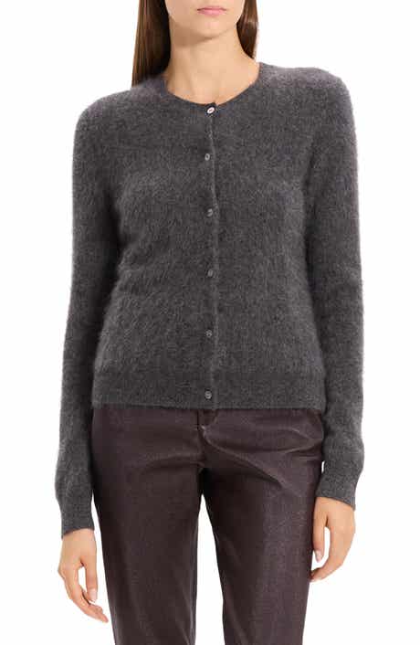 Theory Brushed Cashmere Cardigan