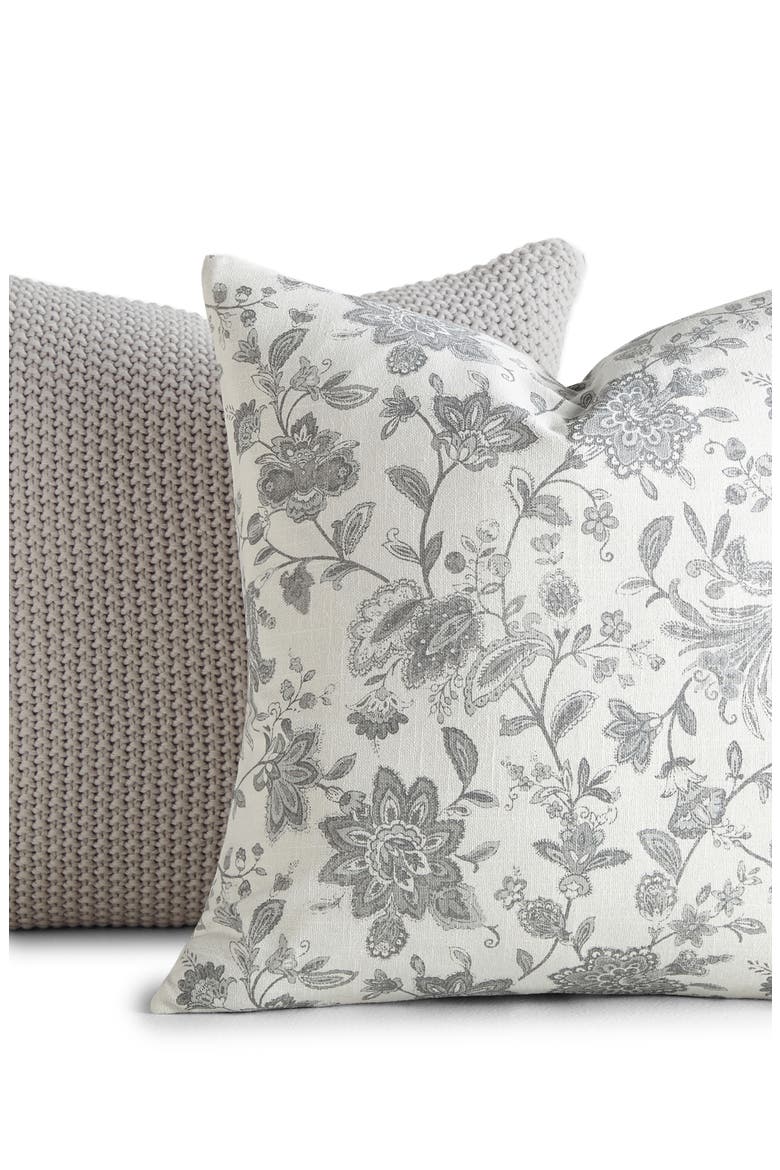 Assorted 2-Pack Accent Pillows, Alternate, color, LIGHT GREY/ WHITE