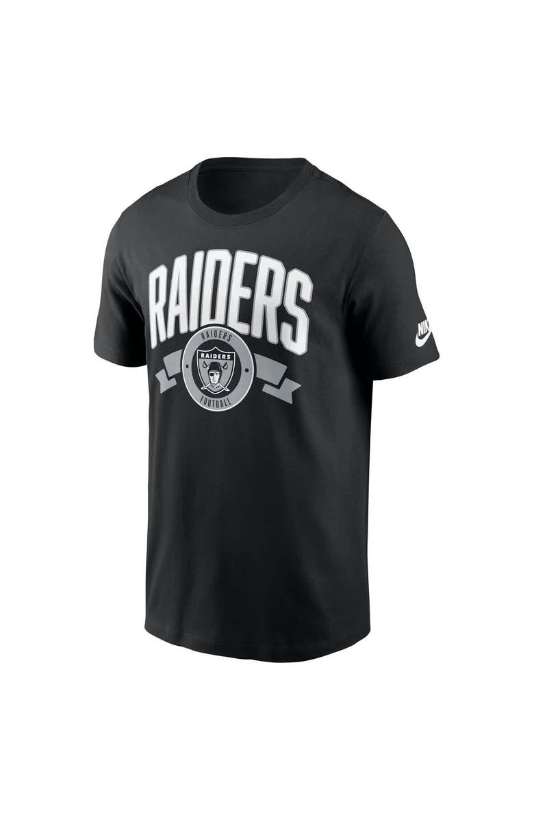 Nike Men's Nike Black Las Vegas Raiders Rewind Front and Back Hit Essential T-Shirt, Alternate, color, Black