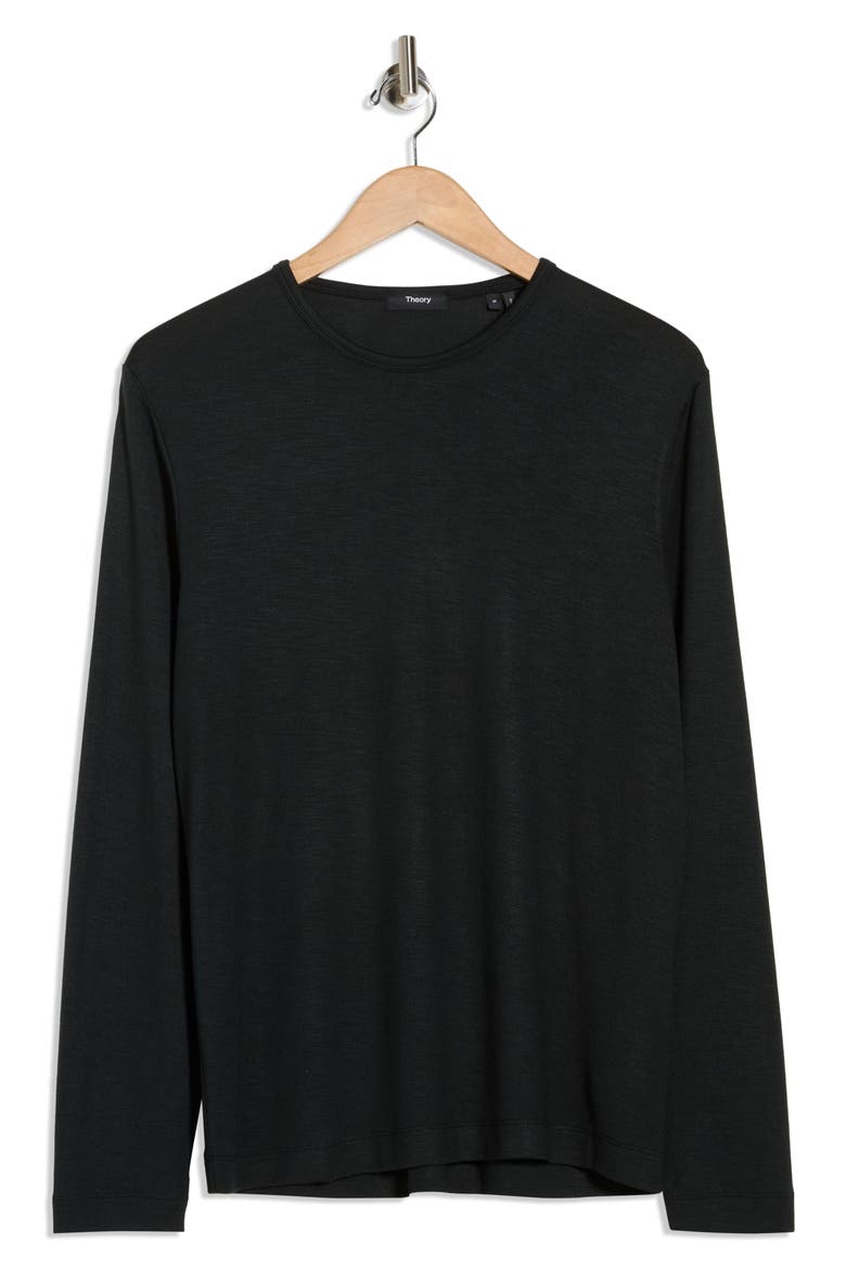 Precise Long Sleeve T-Shirt, Alternate, color, BLACK