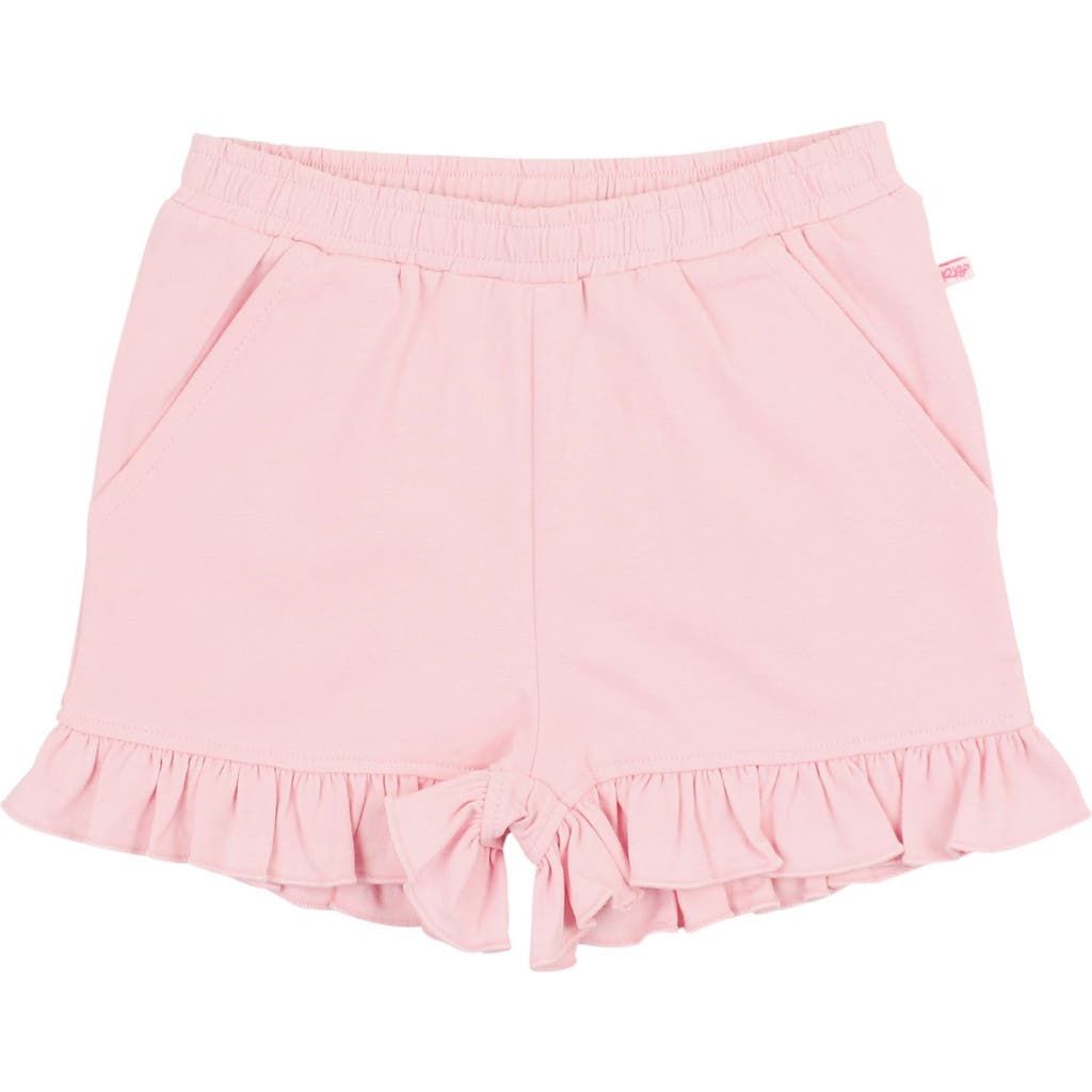 Rufflebutts Girls Knit Ruffle Trim Shorts