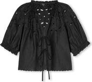 Rails Lizbeth Eyelet Linen Top
