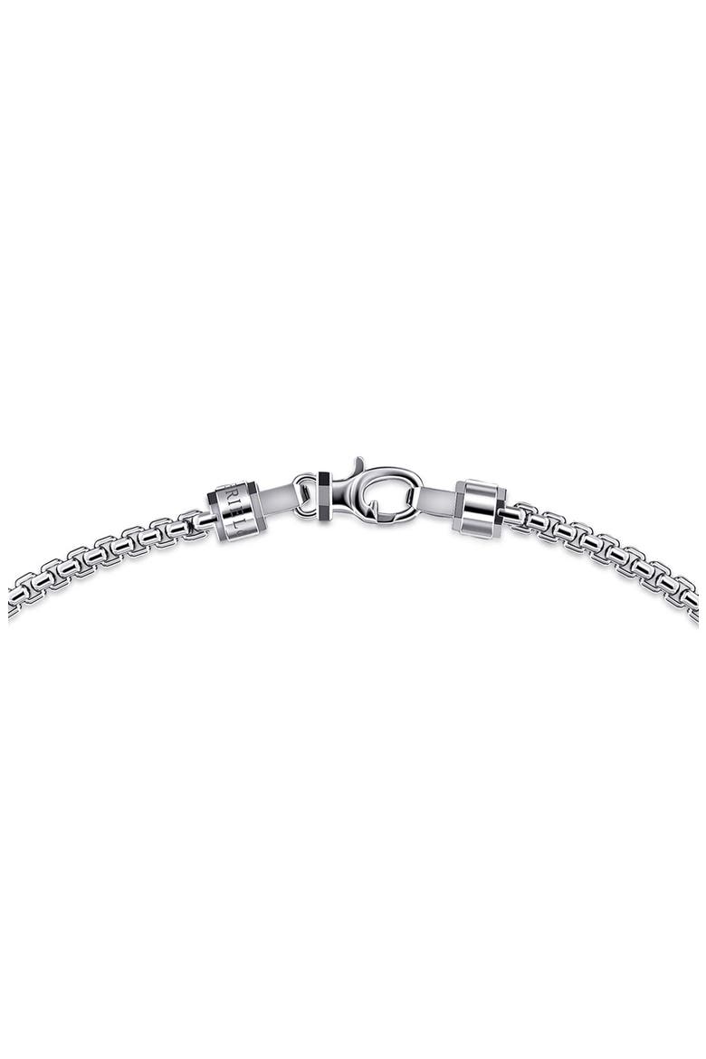 Facets Sterling Silver Chain Necklace, Alternate, color, STERLING SILVER