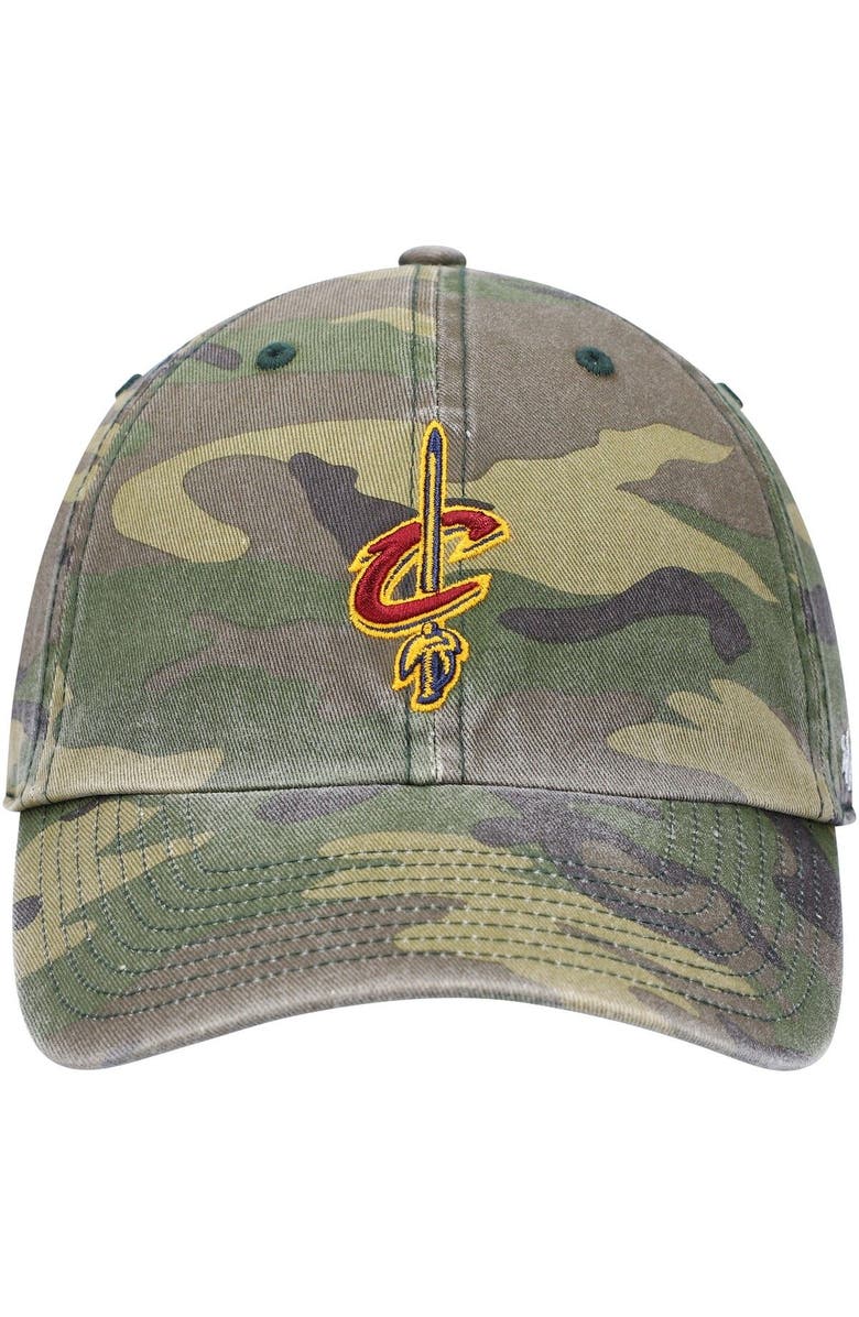 '47 Men's '47 Camo Cleveland Cavaliers Clean Up Adjustable Hat, Alternate, color, 
