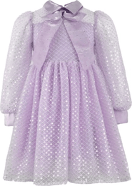 Lola + The Boys Sequin Party Bow Dress