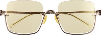 54mm Half Rim Sunglasses