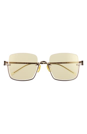 GUCCI GUCCI 54MM HALF RIM SUNGLASSES