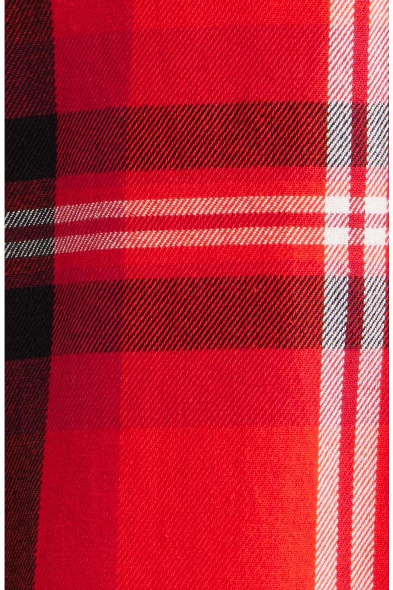 Jack Plaid Cotton Graphic Button-Up Shirt, Alternate, color, FIERY RED
