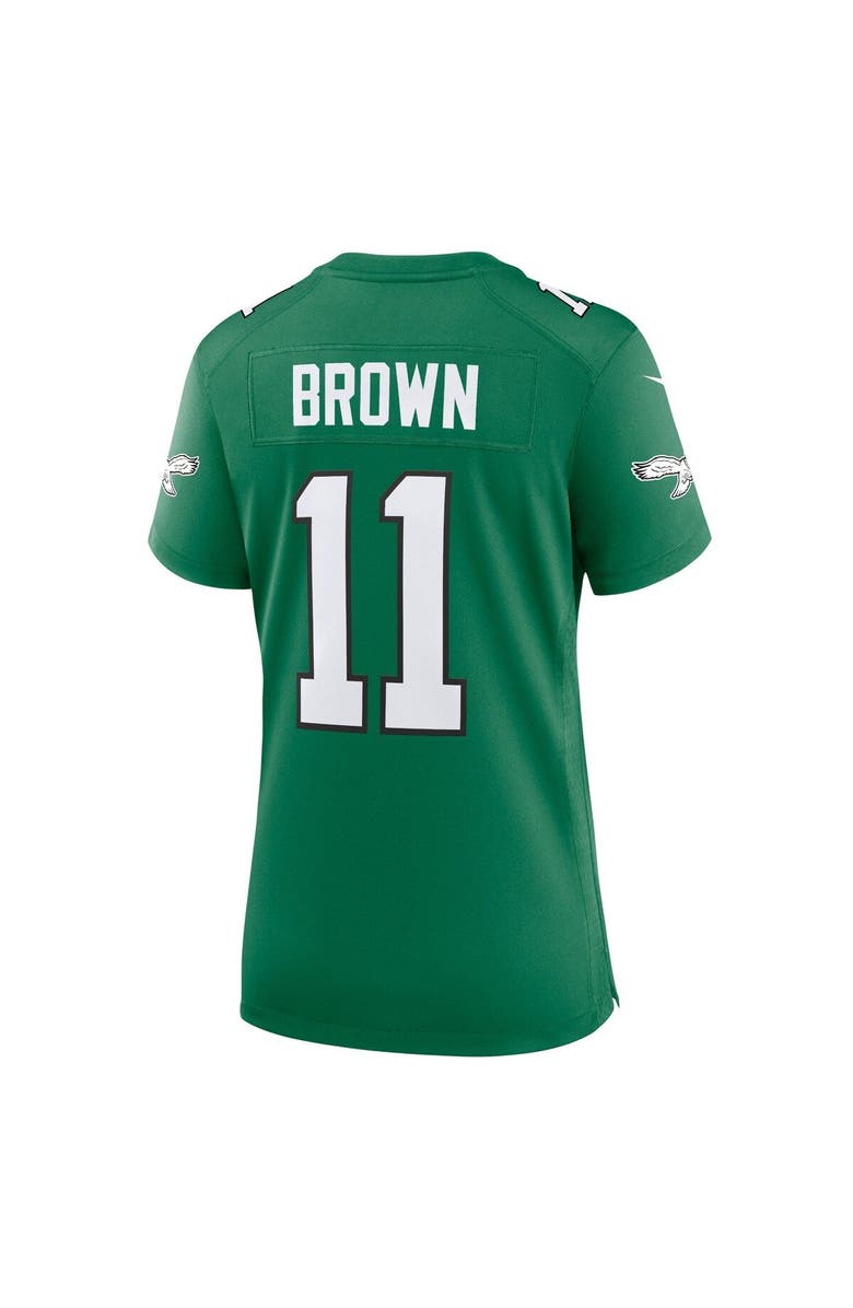 Nike Women's Nike A.J. Brown Kelly Green Philadelphia Eagles Player Jersey, Alternate, color, Kelly Green