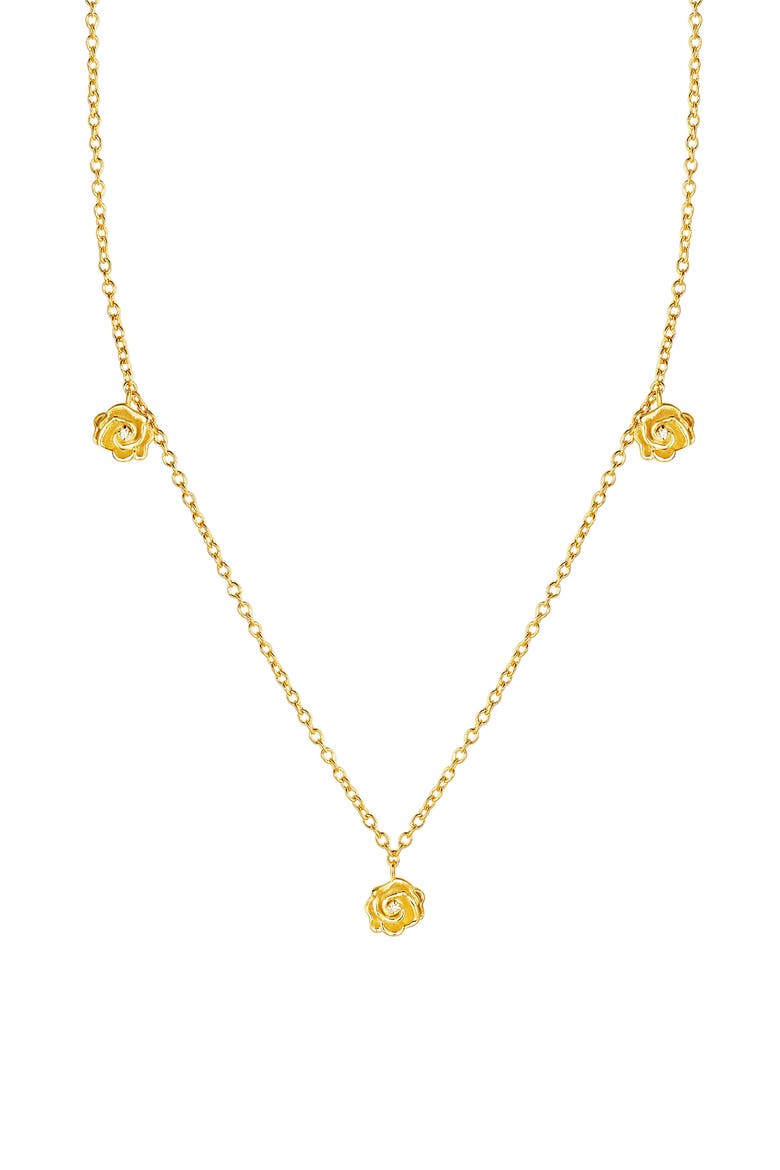 Rosie Necklace, Main, color, Yellow 18k Gold Plated