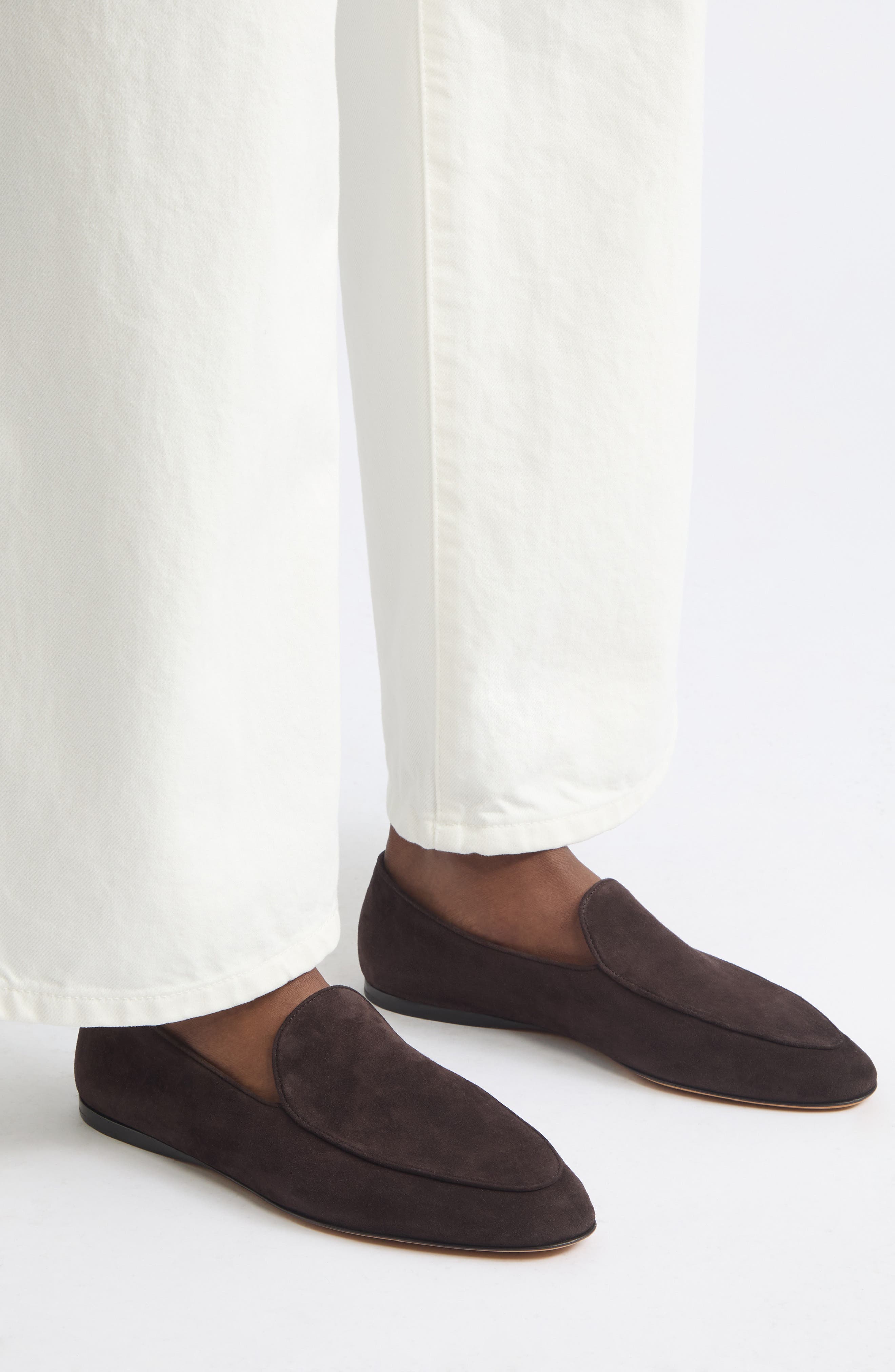 Awar Loafer Flat, Alternate, color, LACQUER BROWN