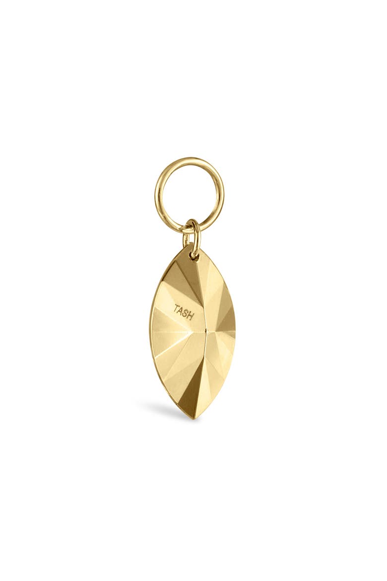 Faceted Marquise Charm, Alternate, color, YELLOW GOLD