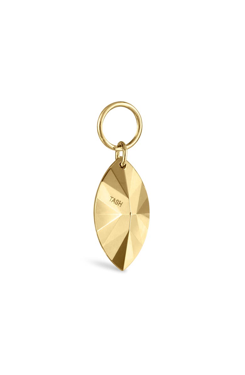 MARIA TASH Faceted Marquise Charm, Alternate, color, Yellow Gold