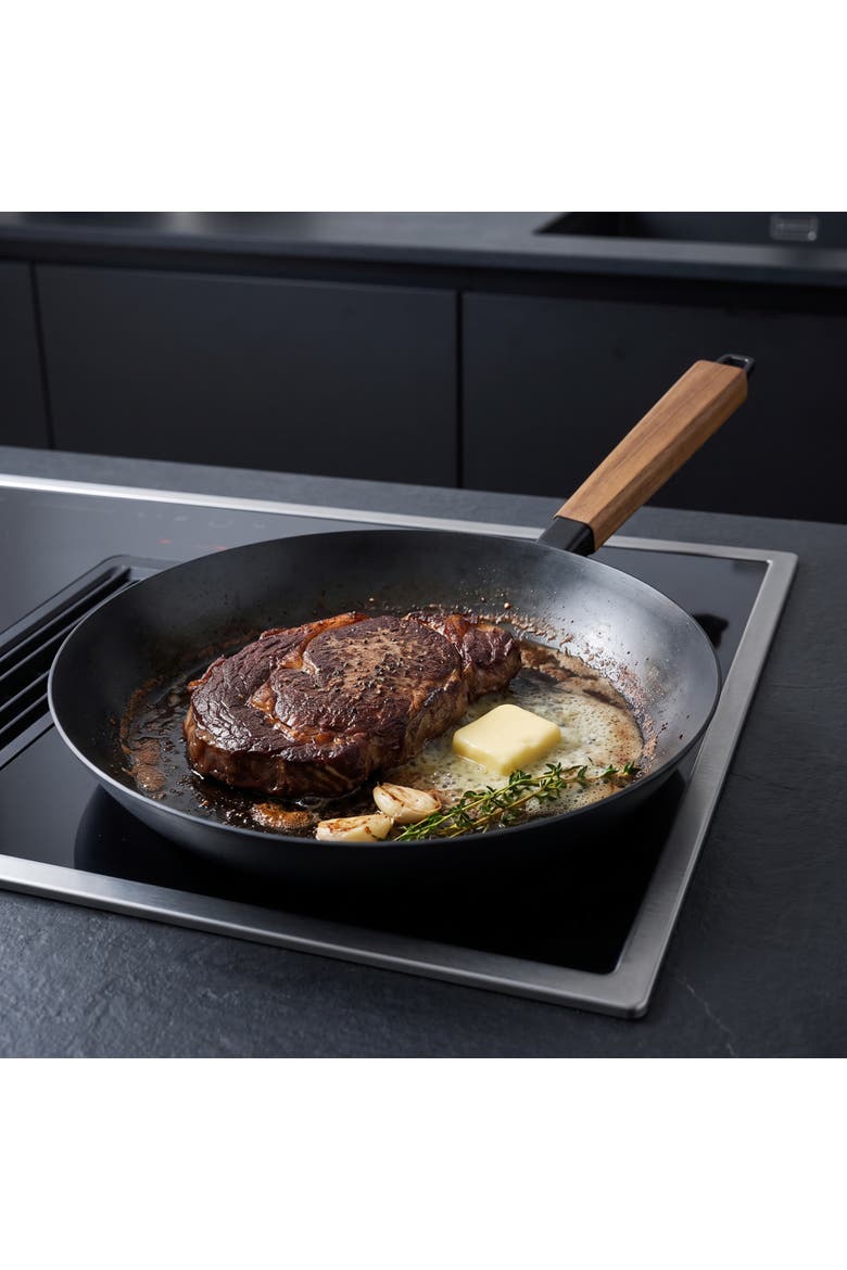 Forest Carbon Steel Frying Pan Set, Alternate, color, Black