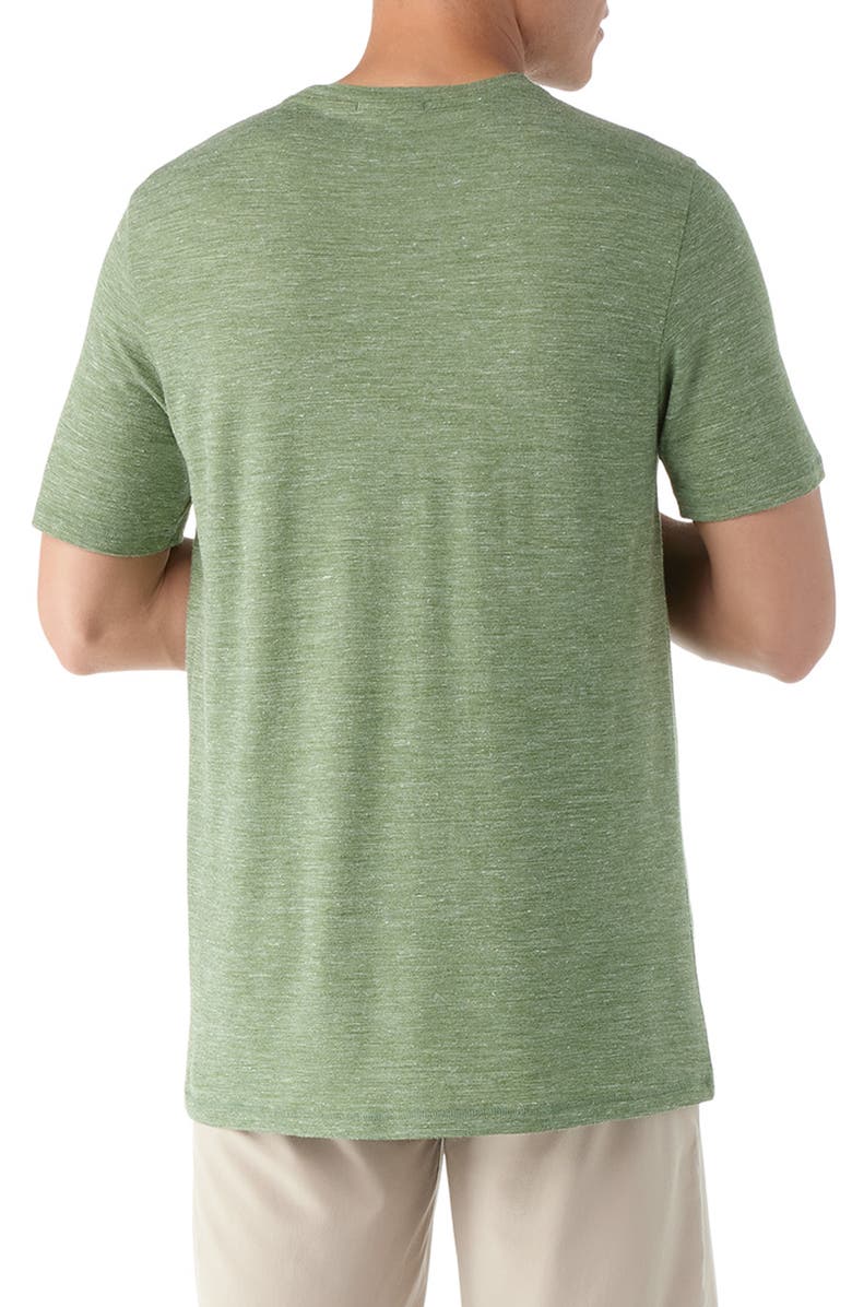 Smartwool Merino Wool Blend Pocket T-Shirt, Alternate, color, Fern Green Heather