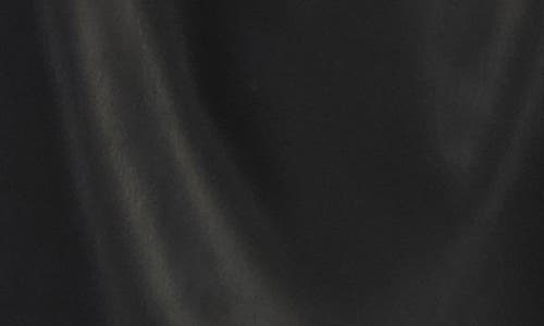 Sebby Faux Leather Trench Coat In Black