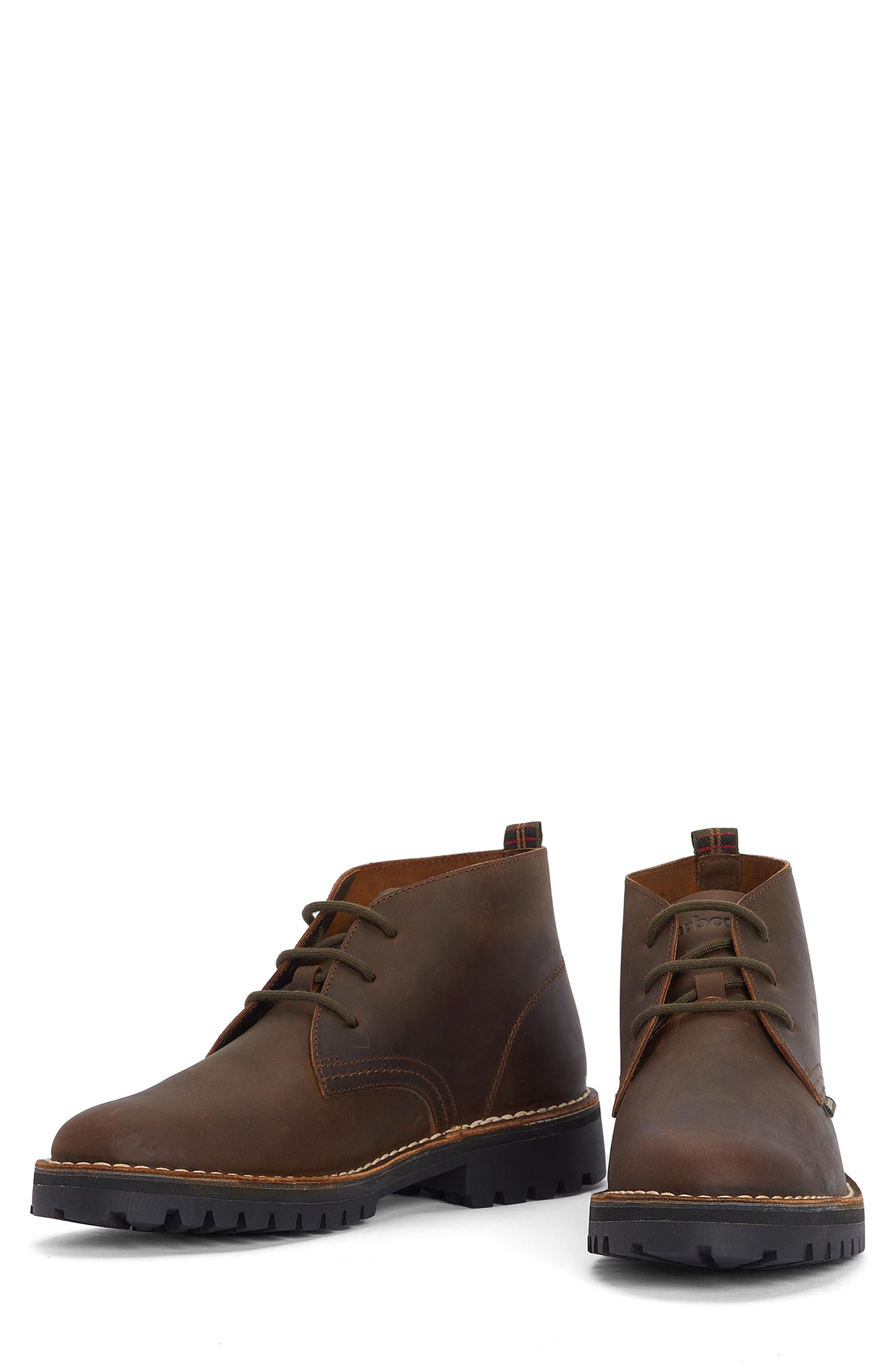 Barbour Hobart Chukka Boot, Alternate, color, Brown