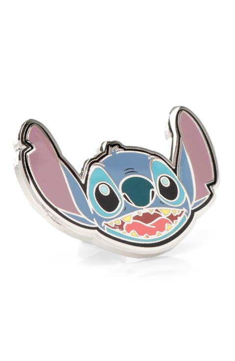 Stitch Happy Face Lapel Pin