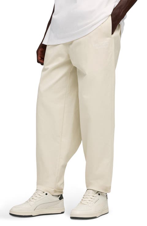 Porsche League Elastic Waist Cotton Pants