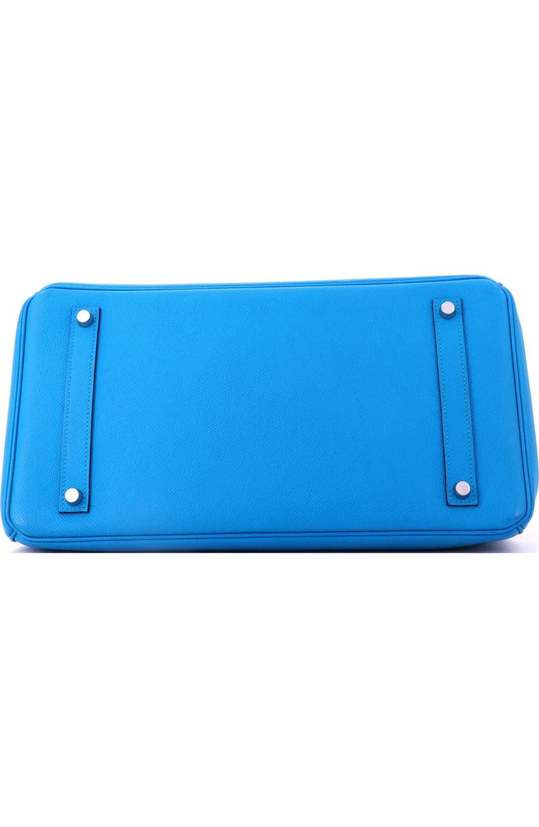 Pre-Owned Hermes Birkin Handbag Blue Epsom with Palladium Hardware 35, Alternate, color, Bleu Zanzibar