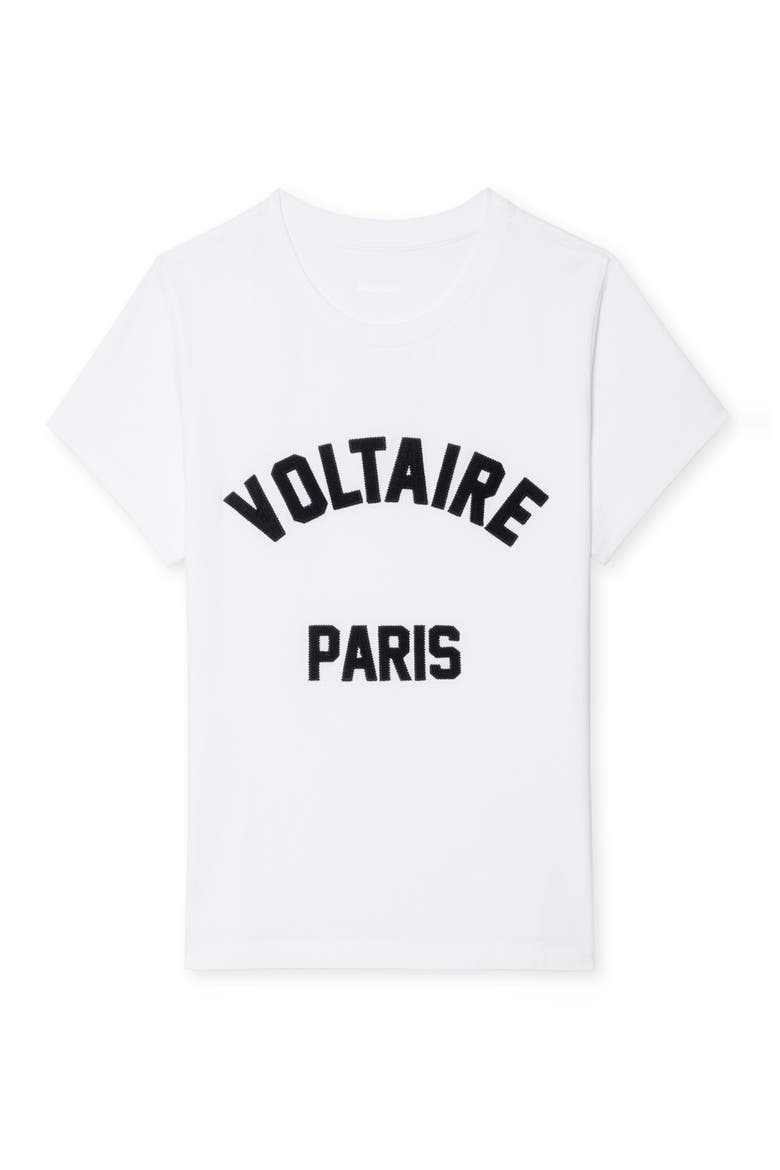 Alys Voltaire Paris Cotton Graphic T-Shirt, Alternate, color, WHITE