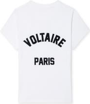 Zadig & Voltaire Alys Voltaire Paris Cotton Graphic T-Shirt