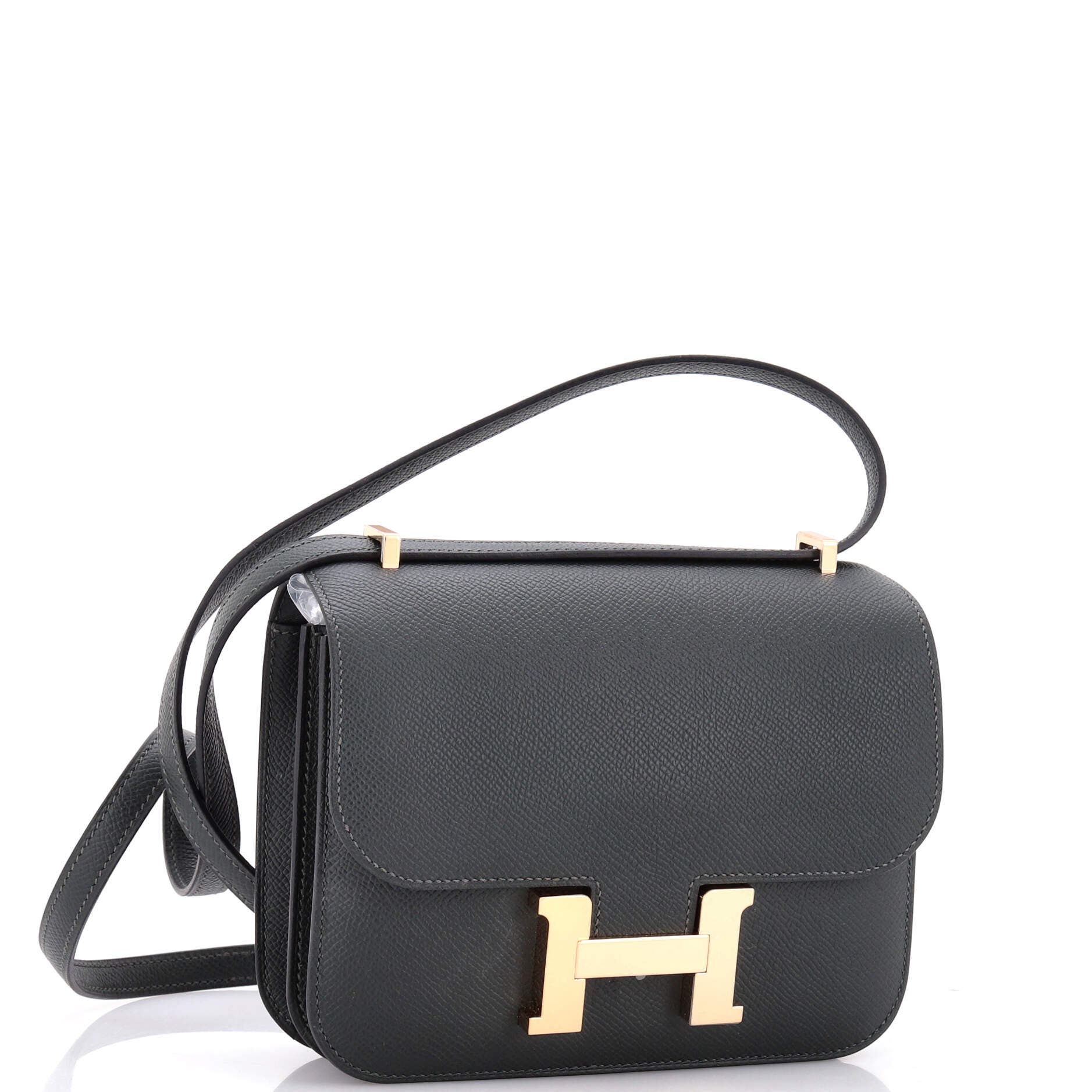 Pre-Owned Hermes Constance NM Bag Epsom 18, Alternate, color, Vert Fonce