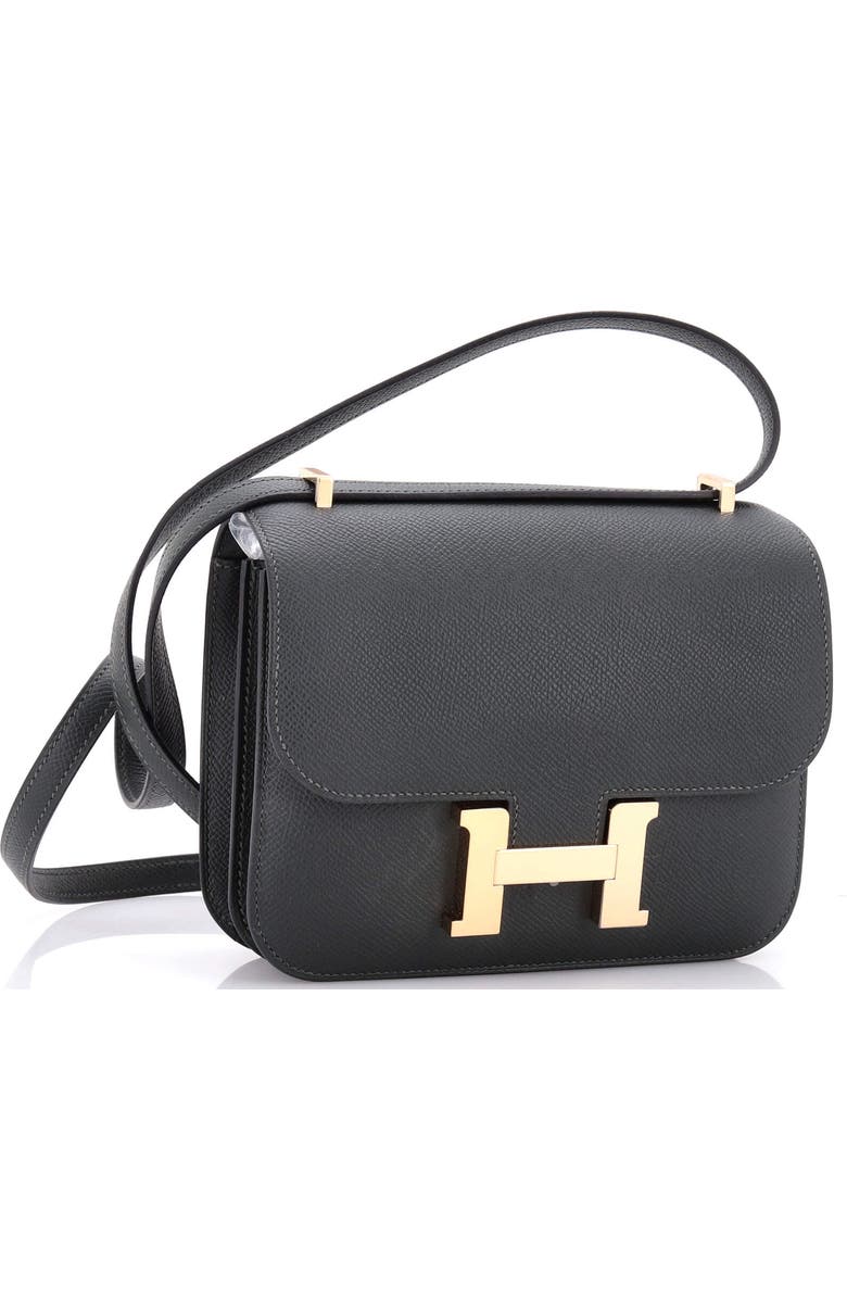 Pre-Owned Hermes Constance NM Bag Epsom 18, Alternate, color, Vert Fonce