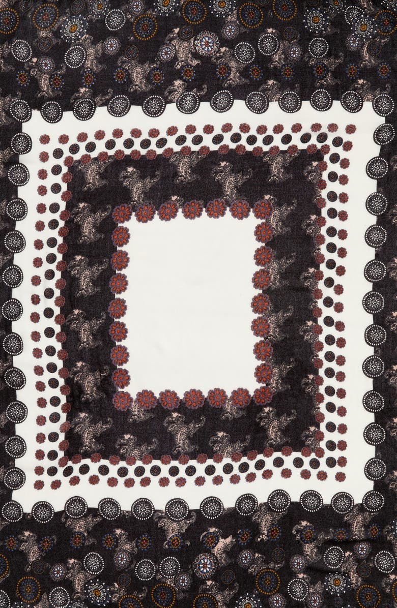 Treasure & Bond Retro Medallion Tassel Scarf, Alternate, color,