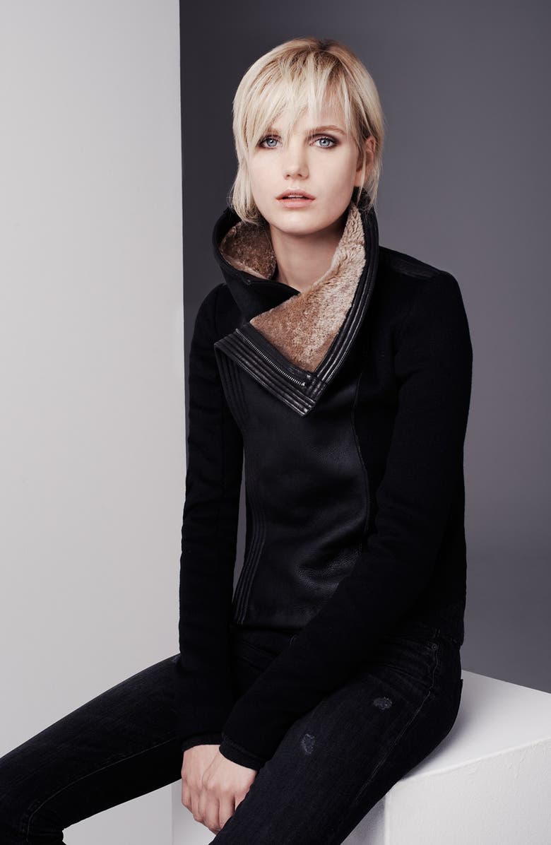 Vince Destroyed Skinny Stretch Ankle Jeans, Alternate, color, 