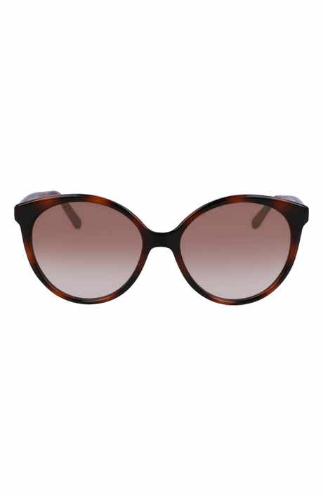 FERRAGAMO 58mm Tea Cup Full Rim Sunglasses