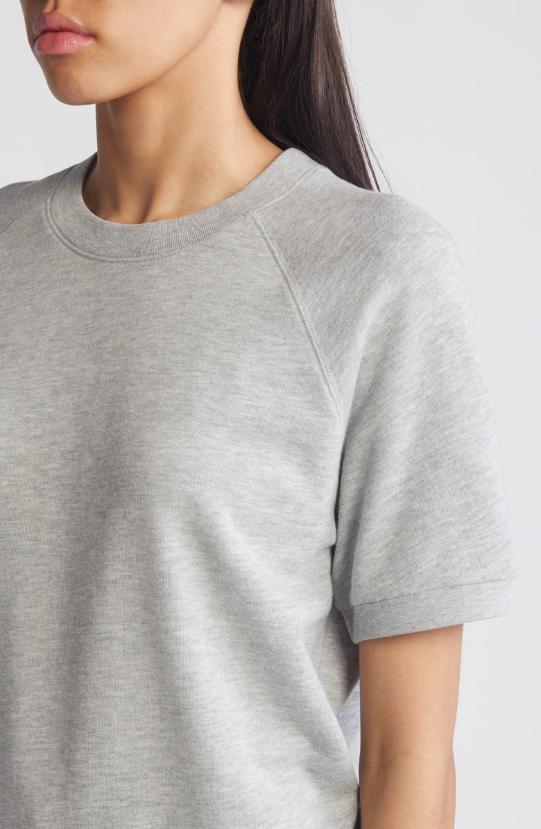 Treasure & Bond Short Sleeve Cotton Blend Sweatshirt, Alternate, color,